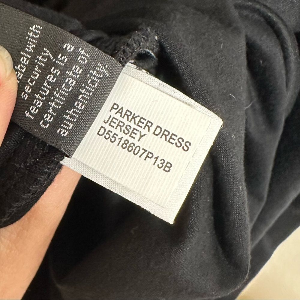 DVF Diane von Furstenberg Parker jersey dress black Sz M - Picture 7 of 11